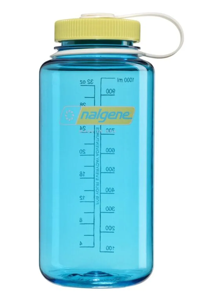 Nalgene Bottle 32oz/1L Blue Atoll/Endive Cap