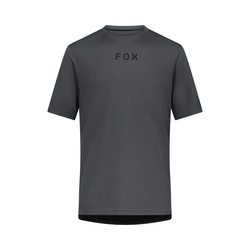Fox Ranger Wordmark Short Sleeve Jersey Dark Shadow