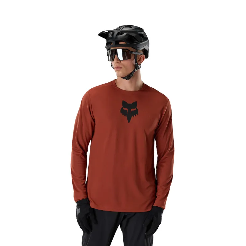 Fox Ranger Fox Head Jersey Amber Scarlet-2