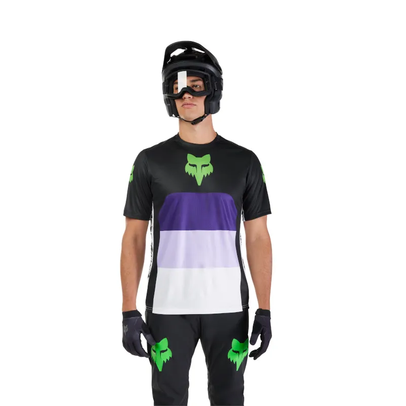 Fox Ranger Grid Short Sleeve Jersey Black-2