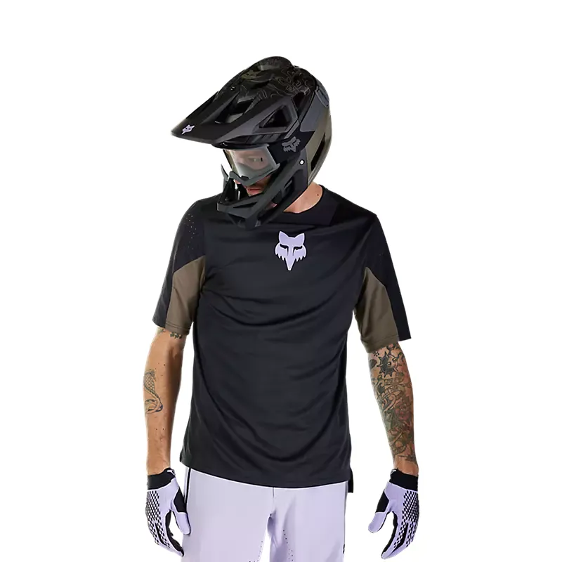 Fox Defend Park Short Sleeve Jersey Black-4