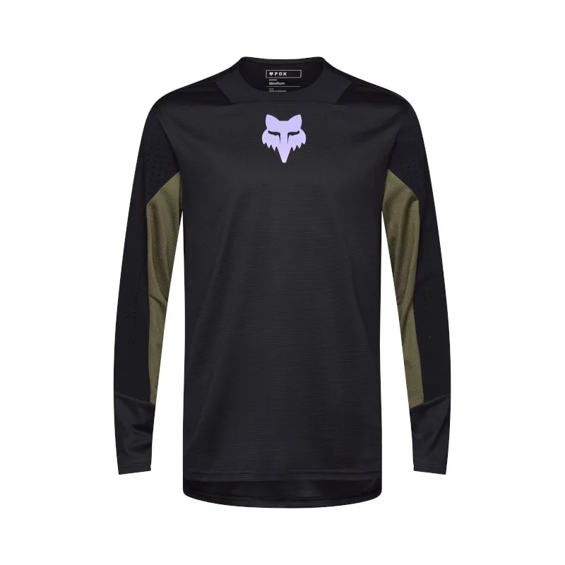 Fox Defend Park LS Jersey Black