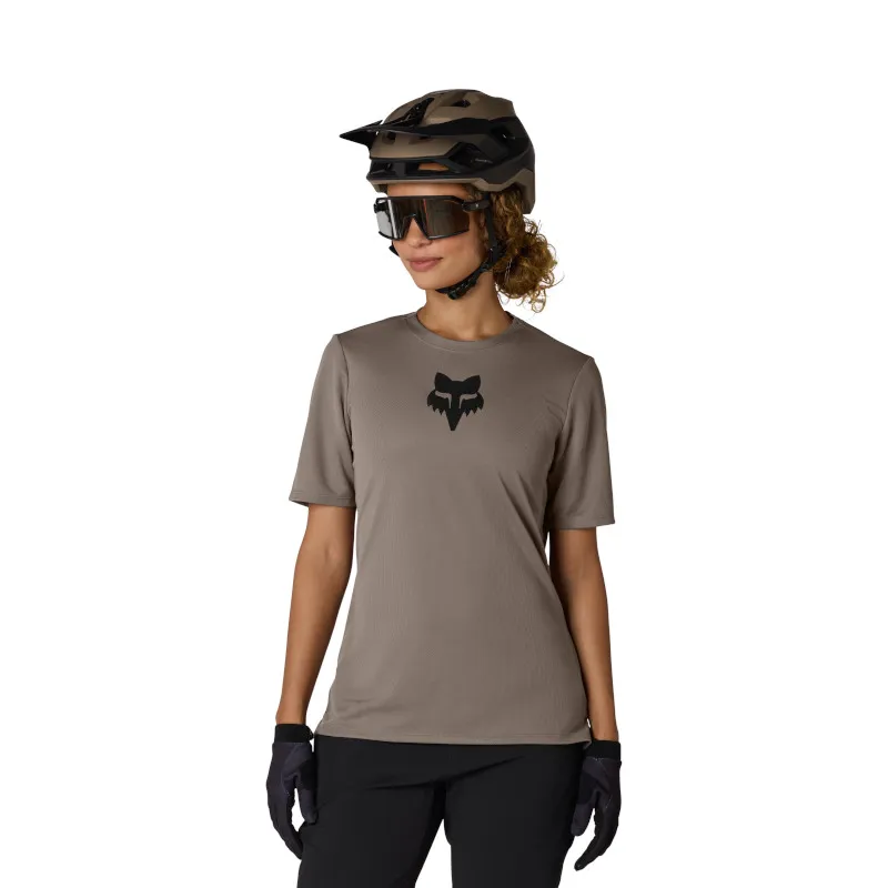 Fox Womens Ranger Fox Head Jersey Nutmeg Brown-2
