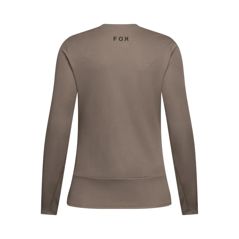 Fox Ranger Fox Head Long Sleeve Jersey Women Nutmeg Brown-1
