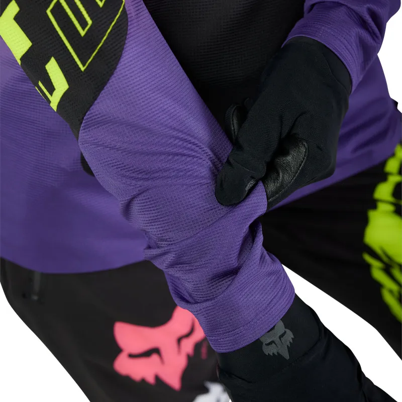 Fox Womens Flexair Elevated Long Sleeve Jersey Black-6