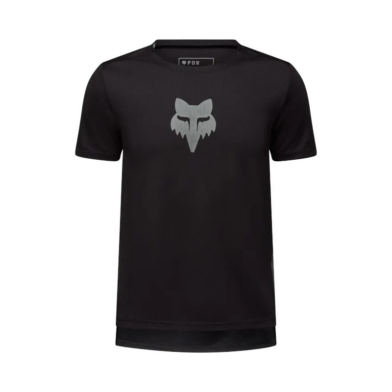 Fox Ranger Youth Fox Head Jersey Black
