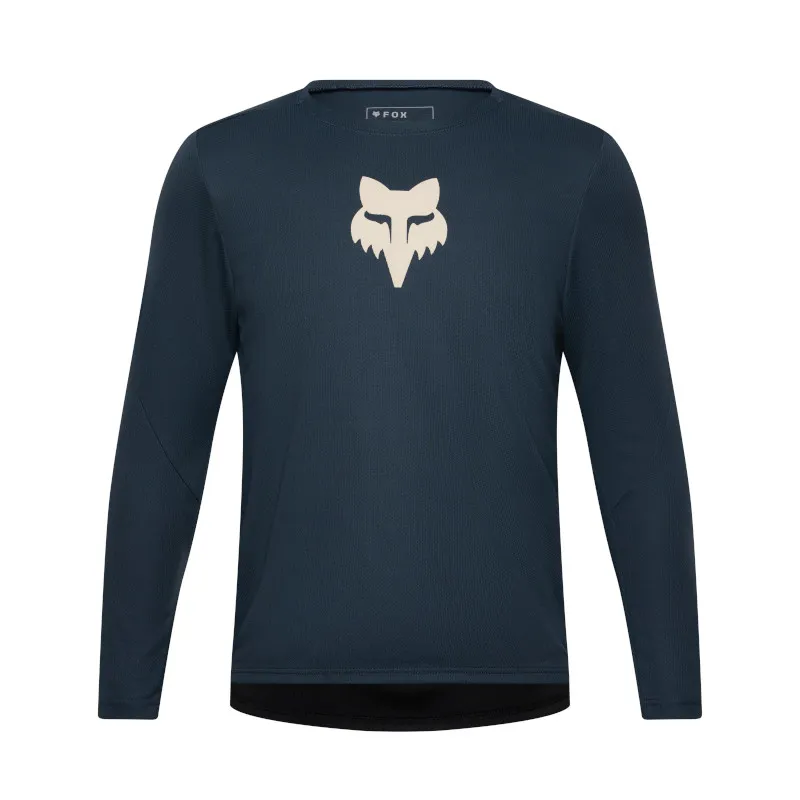 Fox Youth Ranger Fox Head Long Sleeve Jersey Galaxy Blue