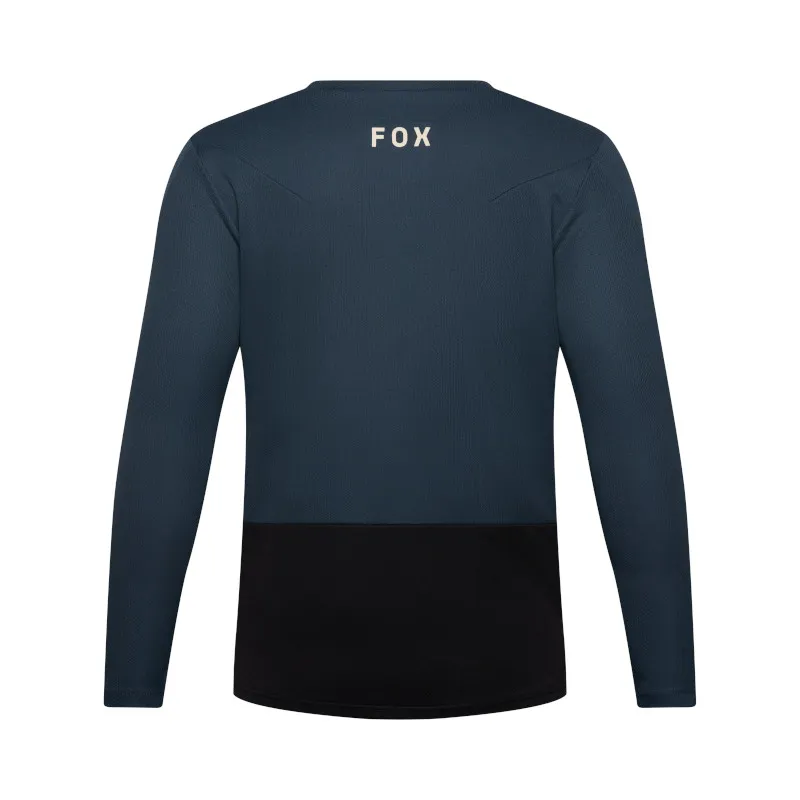 Fox Youth Ranger Fox Head Long Sleeve Jersey Galaxy Blue-1