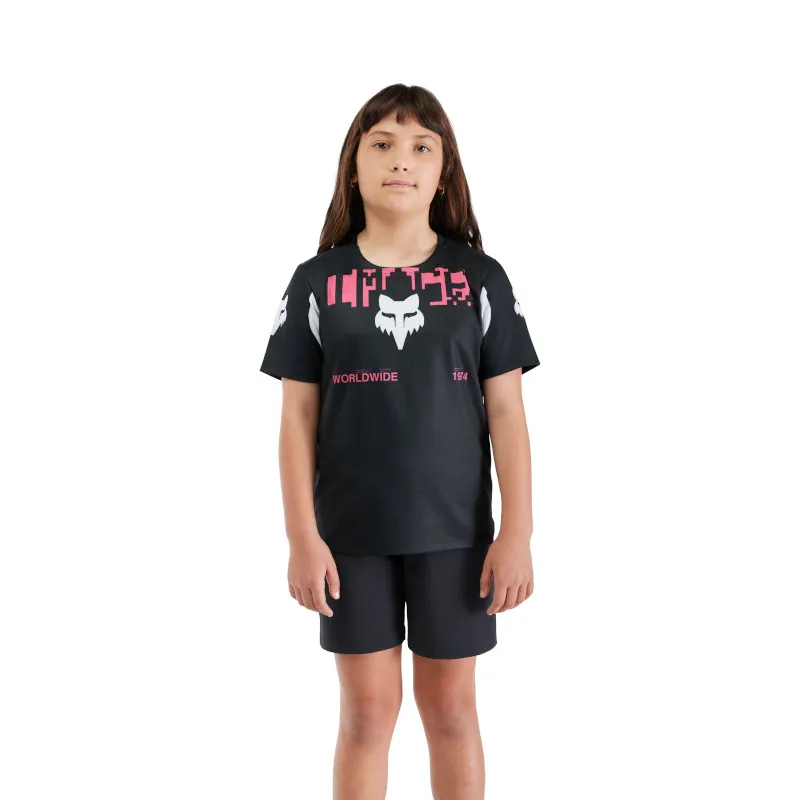 Fox Youth Ranger Digi Image Short Sleeve Jersey Black-2