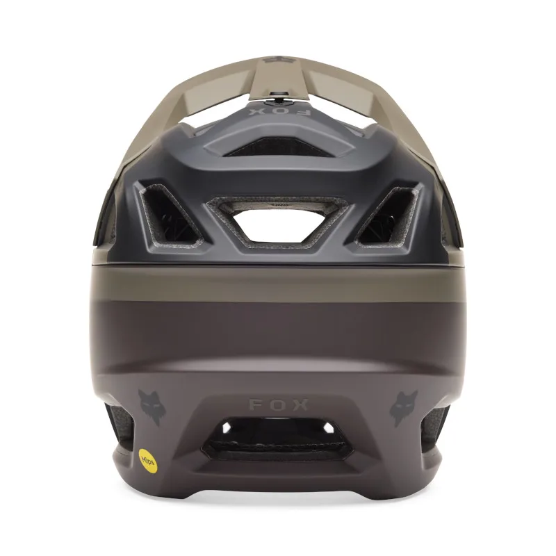 Fox Youth Proframe Rizer Full Face MIPS Helmet Cocoa Brown-4