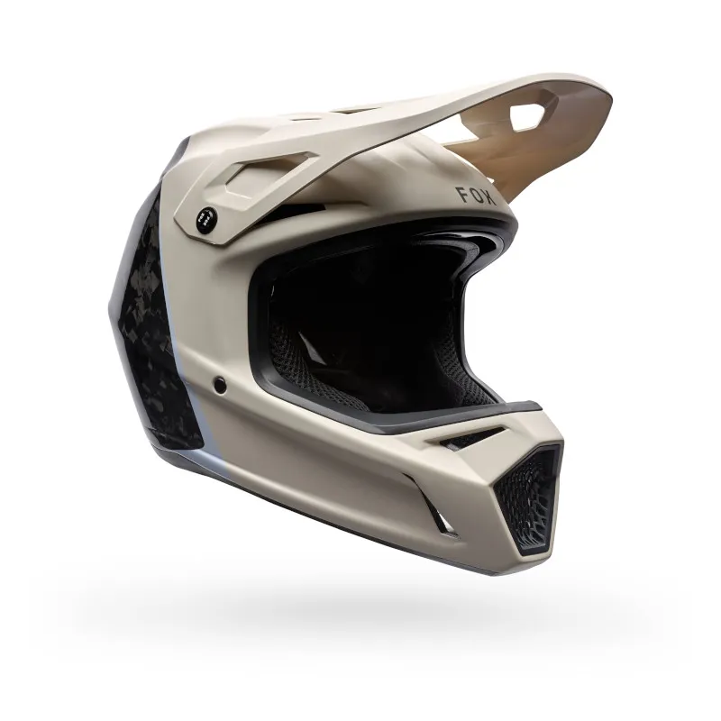 Fox Rampage Carbon RS Splice Helmet Chalk White