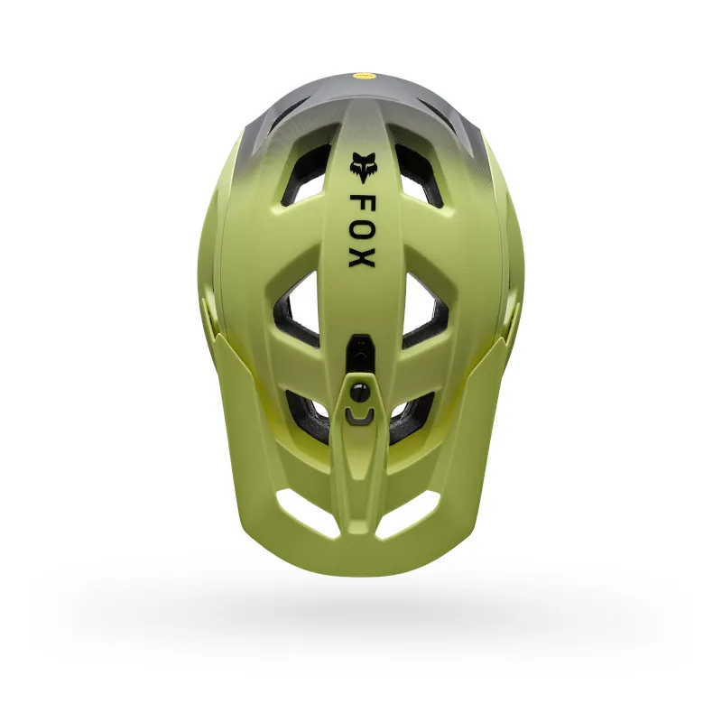 Fox Speedframe Pro Backfade Helmet Lime Green-2