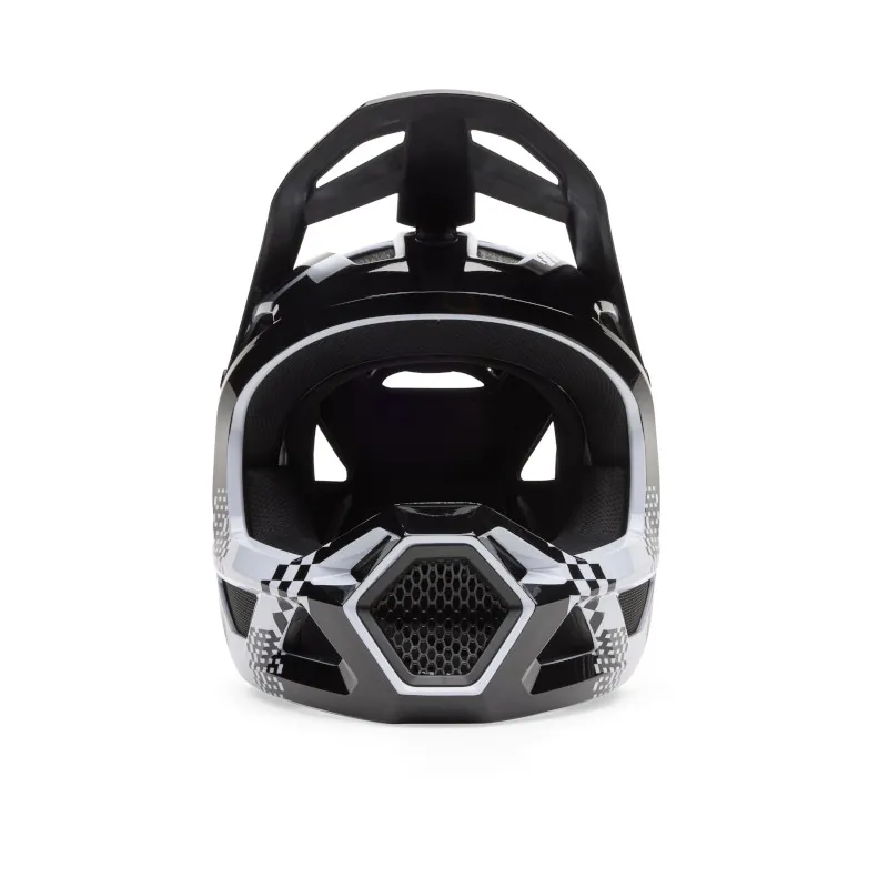 Fox Youth Rampage Digi Image Full Face MIPS Helmet Black/White-2