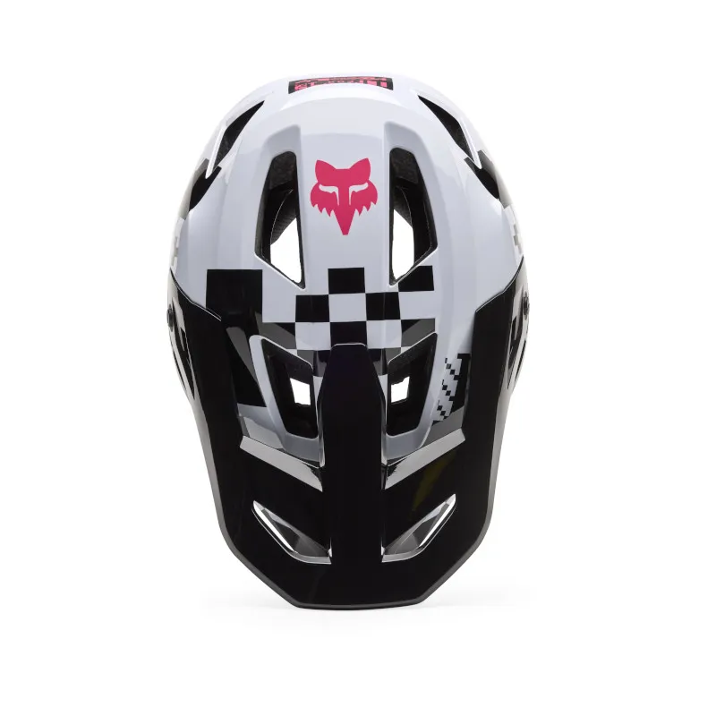 Fox Youth Rampage Digi Image Full Face MIPS Helmet Black/White-3