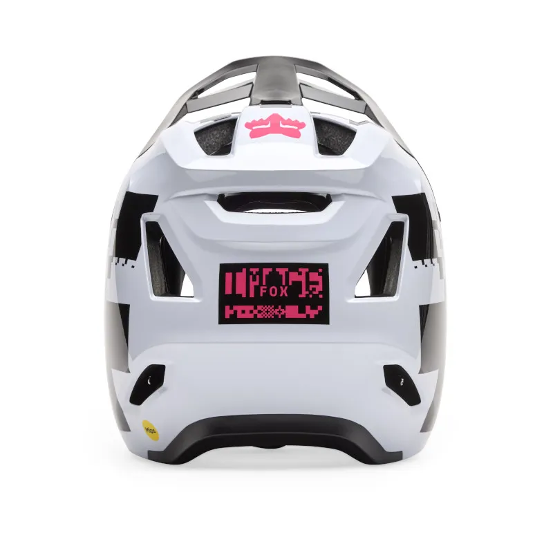 Fox Youth Rampage Digi Image Full Face MIPS Helmet Black/White-4