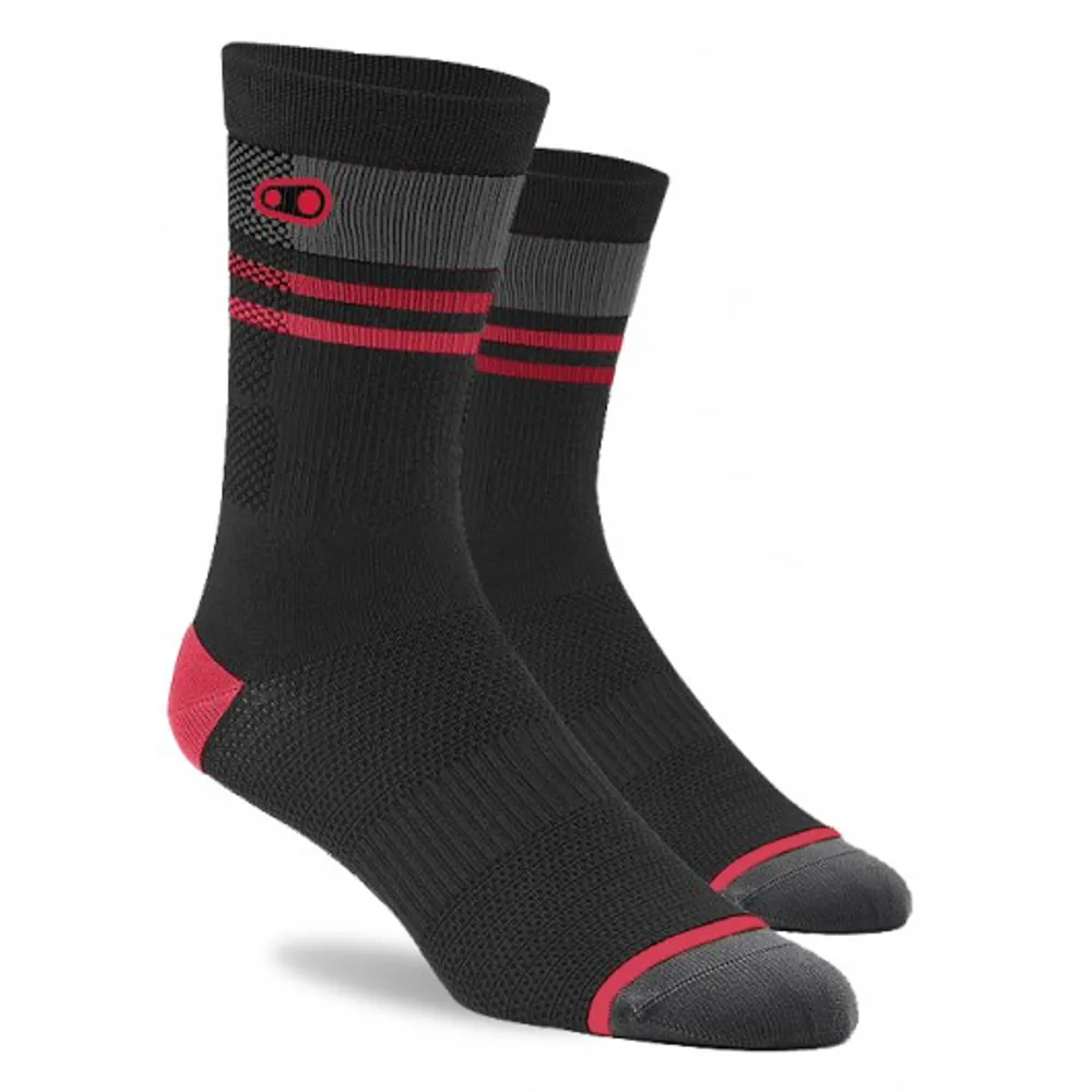 Image of Crankbrothers Icon MTB Sock Red/Grey