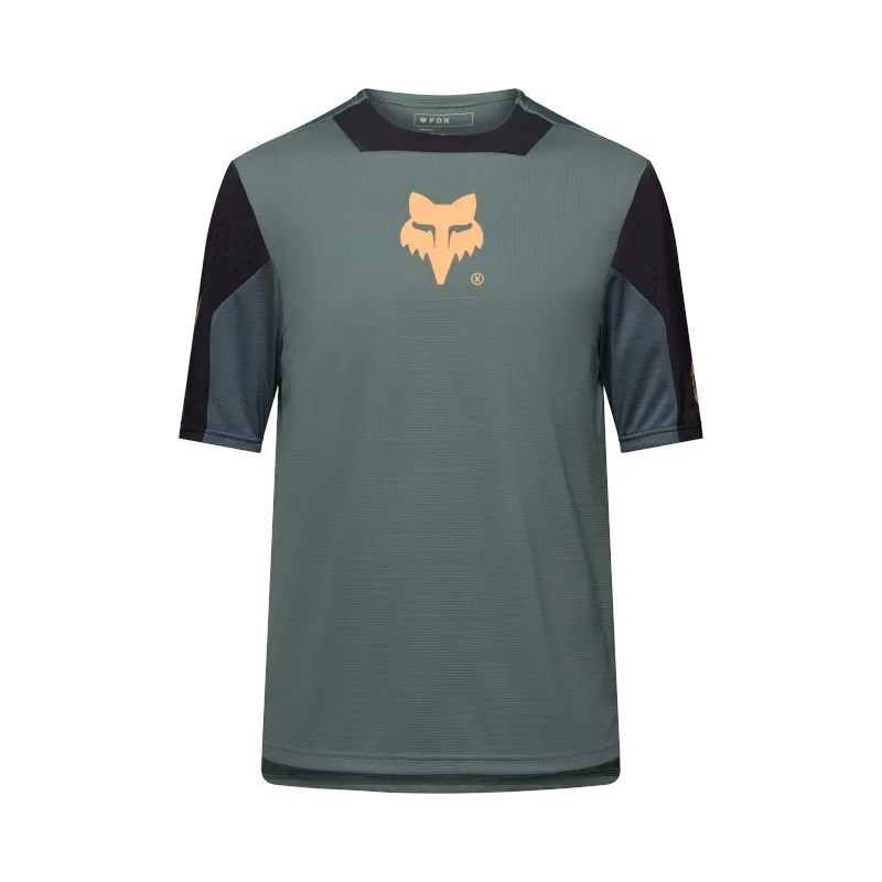 Fox Defend Creation Short Sleeve Jersey Sage Green