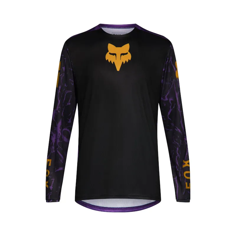 Fox Ranger Long Sleeve Jersey Img Print Plum Purple 