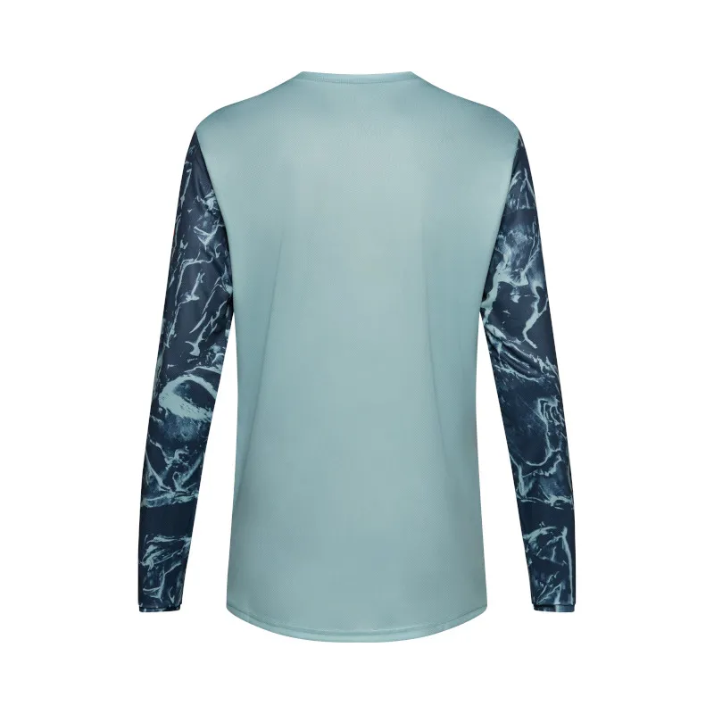 Fox Ranger Long Sleeve Jersey Img Print Artic Blue -1