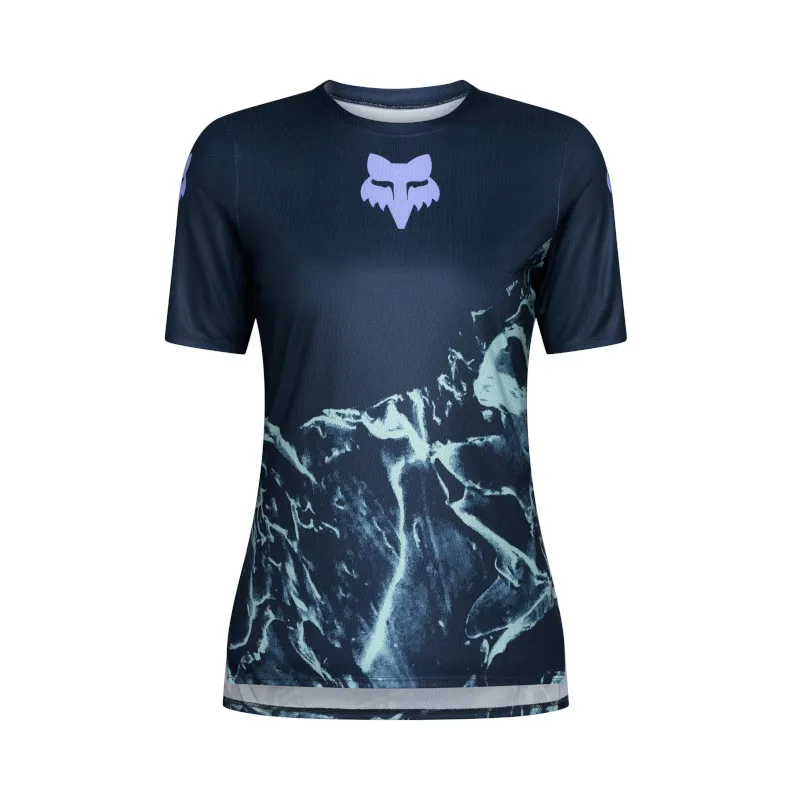 Fox Ranger Jersey Image Print Artic Blue 