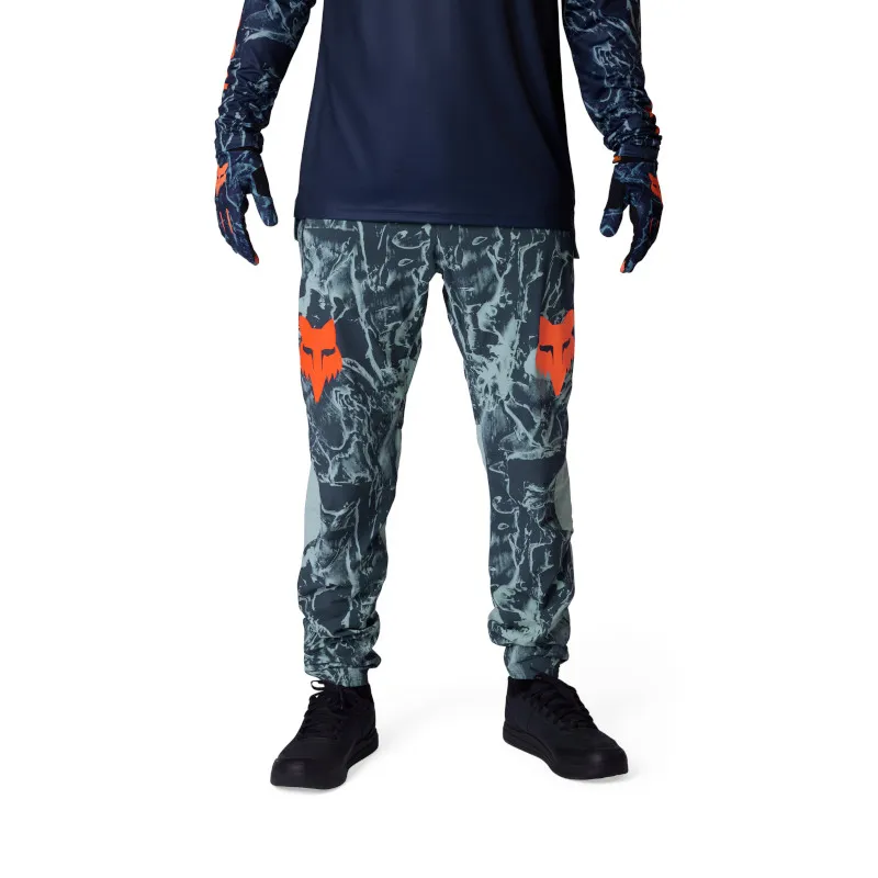 Fox Ranger Image Print Pants Artic Blue-2