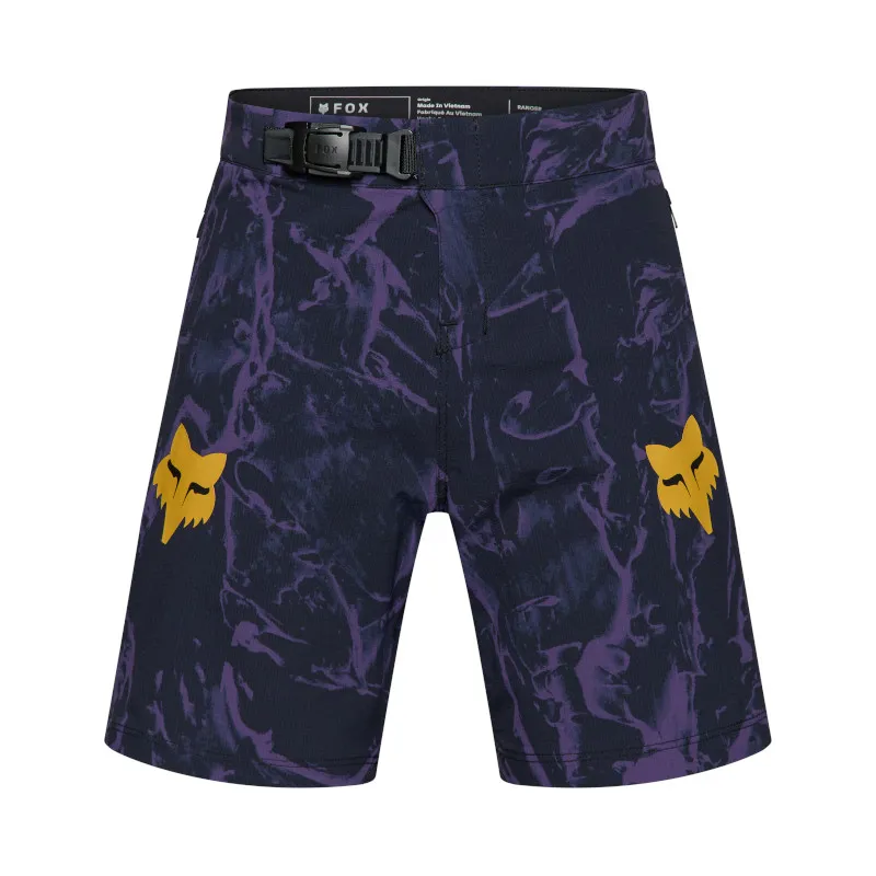 Fox Ranger Shorts Image Print Plum Purple