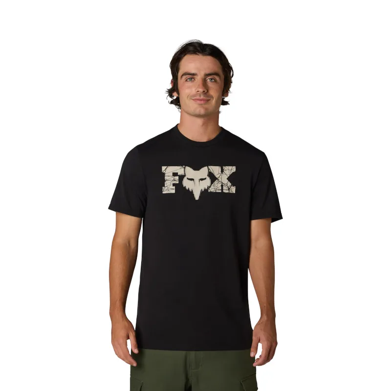 Fox Diffuse Dri-Release Tee Black-1