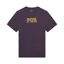 Fox Image Print 195 Original Tee Plum