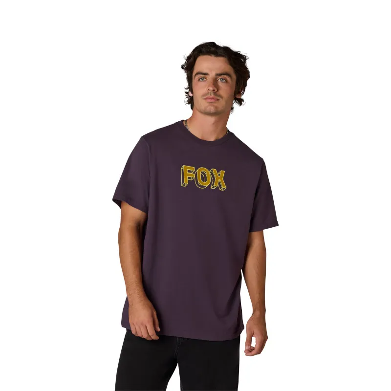 Fox Image Print 195 Original Tee Plum-2