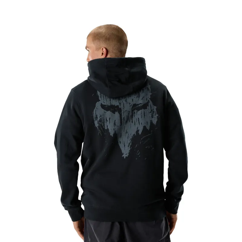 Fox Slowburn Fleece Pullover Hoodie Black-3