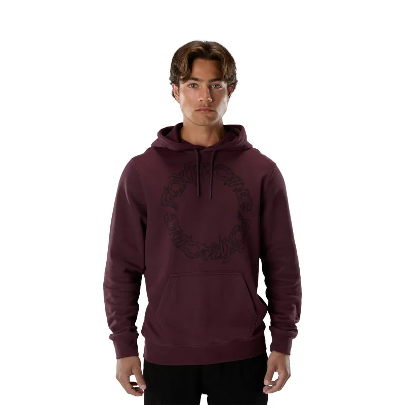 Fox Slowburn Fleece Pullover Dark Maroon-2