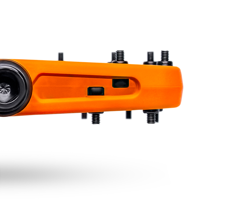 PNW Range MTB Composite Flat Pedal Safety Orange-3