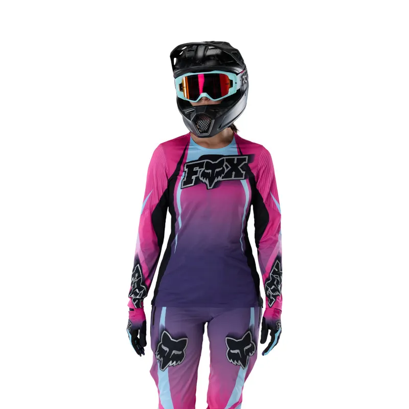 Fox Women's Flexair LS TS57 SE Jersey Pink-2