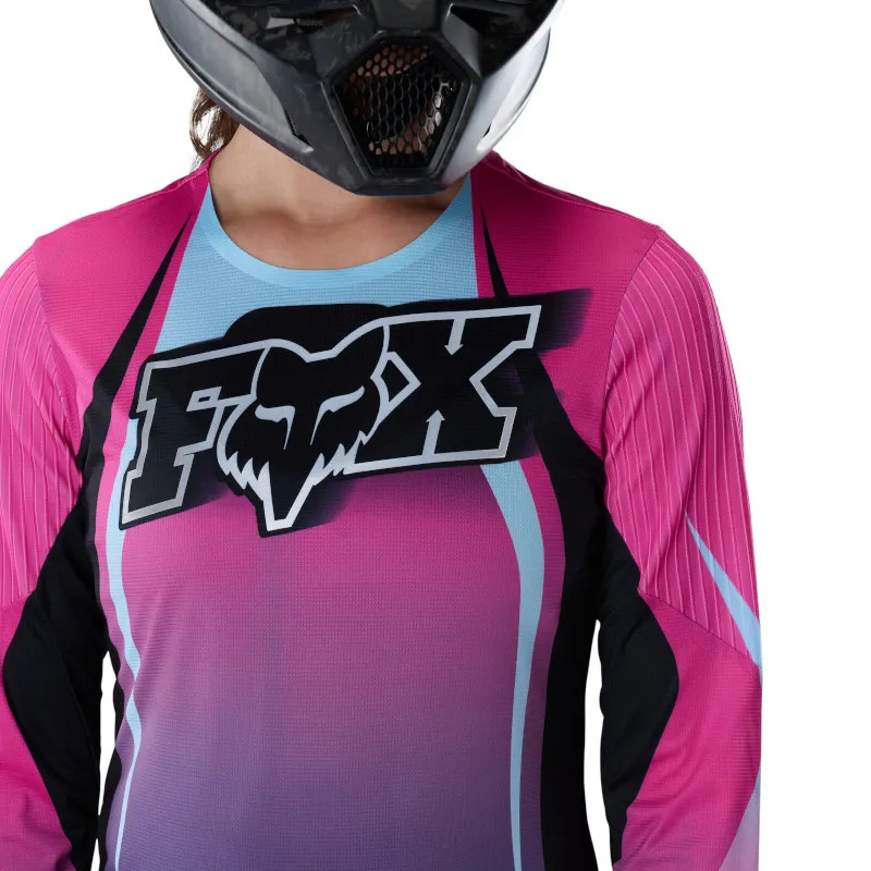 Fox Women's Flexair LS TS57 SE Jersey Pink-3