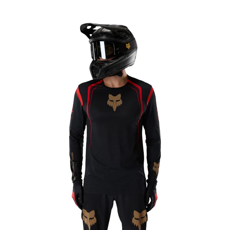 Fox Flexair Goldstone LS SE Jersey Black-3