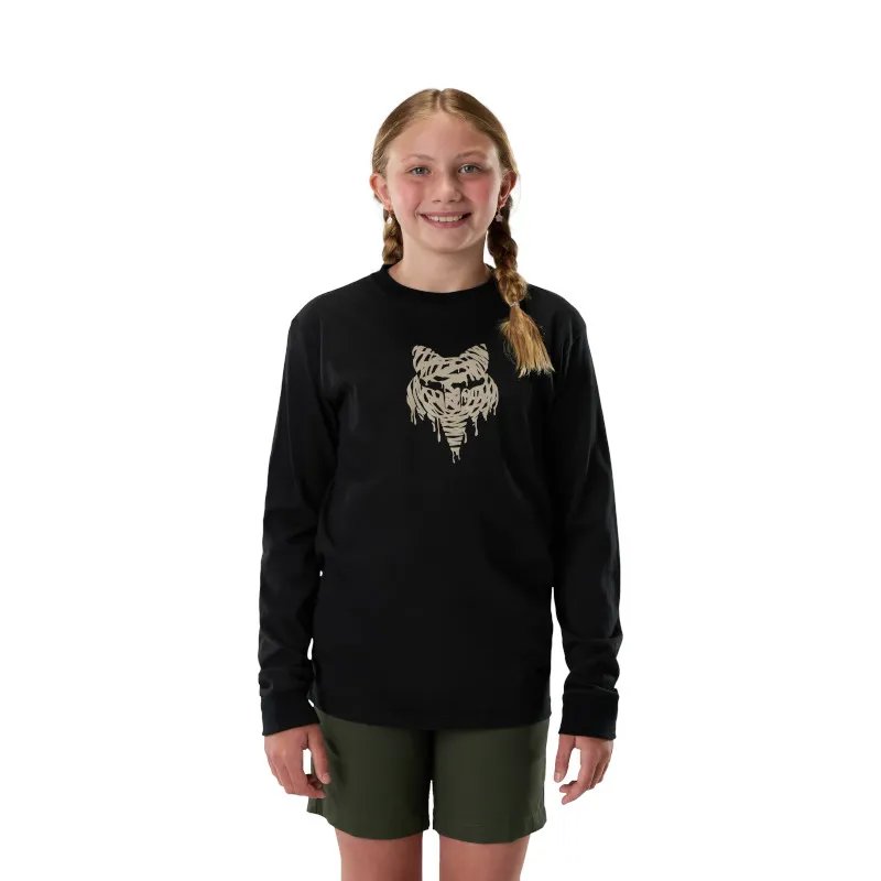 Fox Youth Roughcut Long Sleeve Tee Black-2
