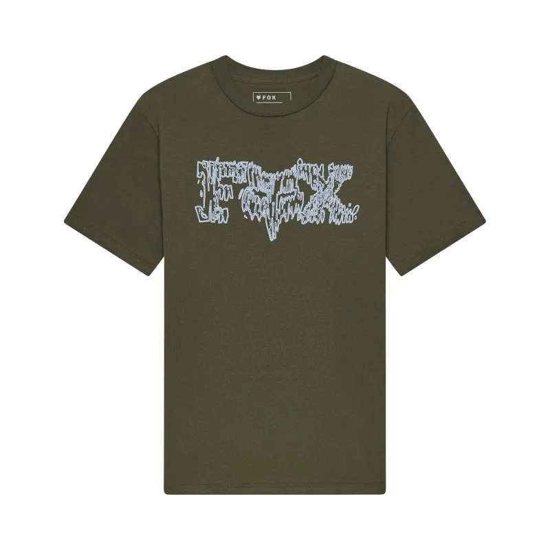 Fox Youth Dustproof Short Sleeve Tee Dark Green