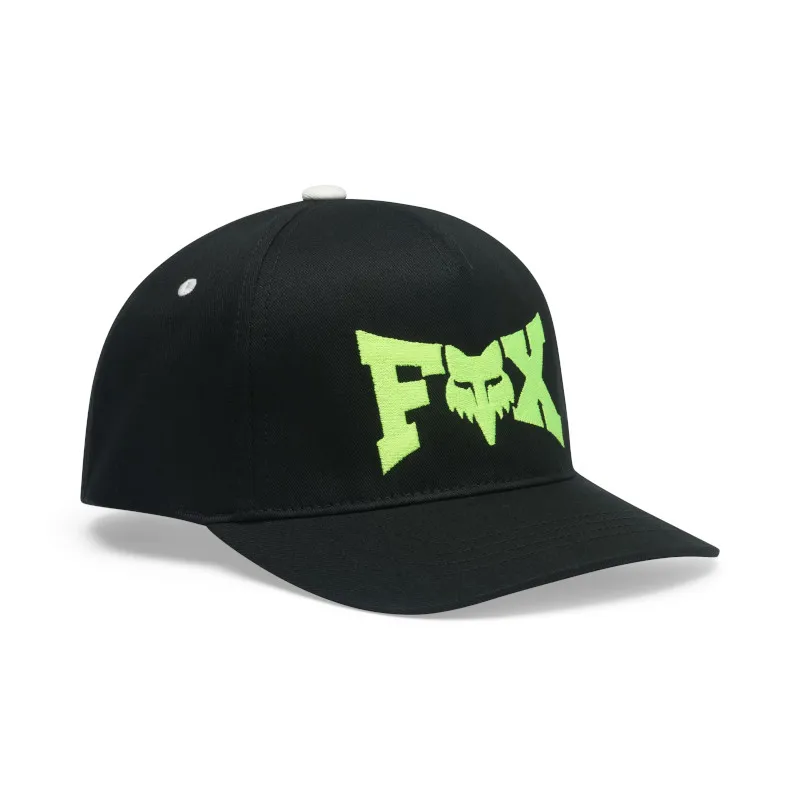 Fox Youth Bend Snapback Hat Black