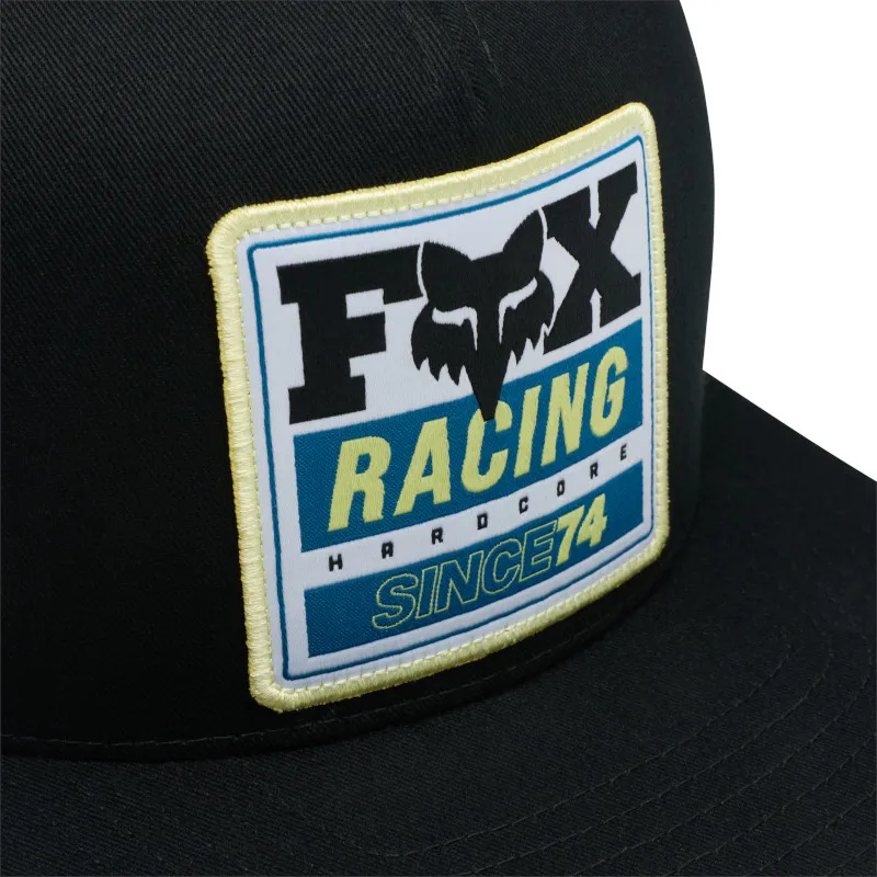 Fox Since 74 Snapback Hat Black-2