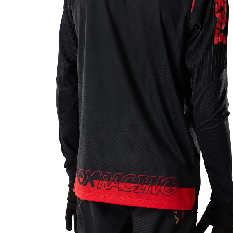 Fox Flexair Youth Long Sleeve Goldstone SE Jersey Black-3