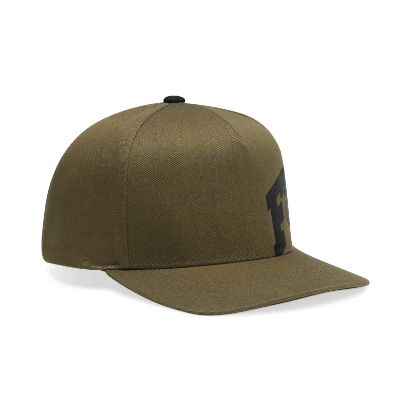 Fox Head Youth X Snapback Hat Olive Green