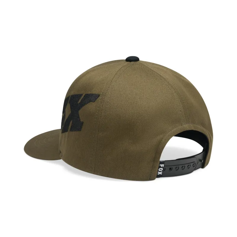 Fox Head Youth X Snapback Hat Olive Green-2