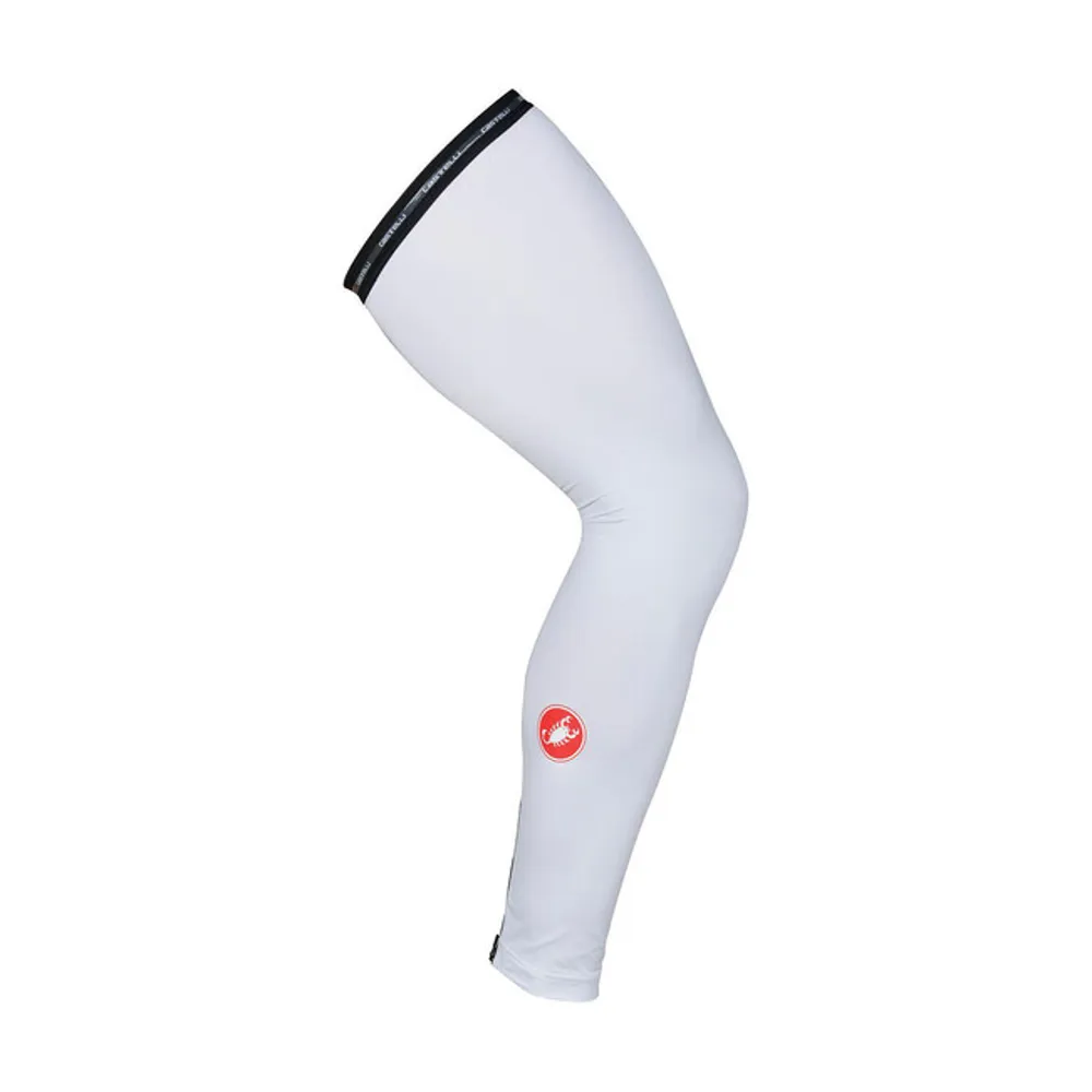 Image of Castelli UPF 50+ Leg Sleeves White