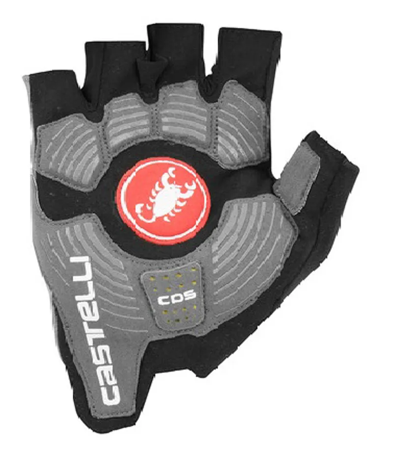 Castelli Rosso Corsa Espresso Road Gloves With Pad Black-1
