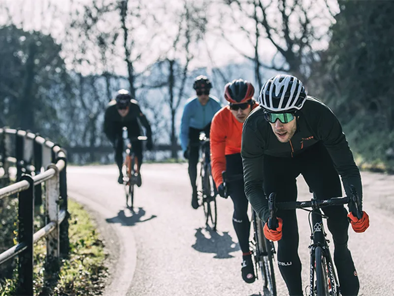 Castelli Go Road Jacket Pro Red/Brilliant Orange-1