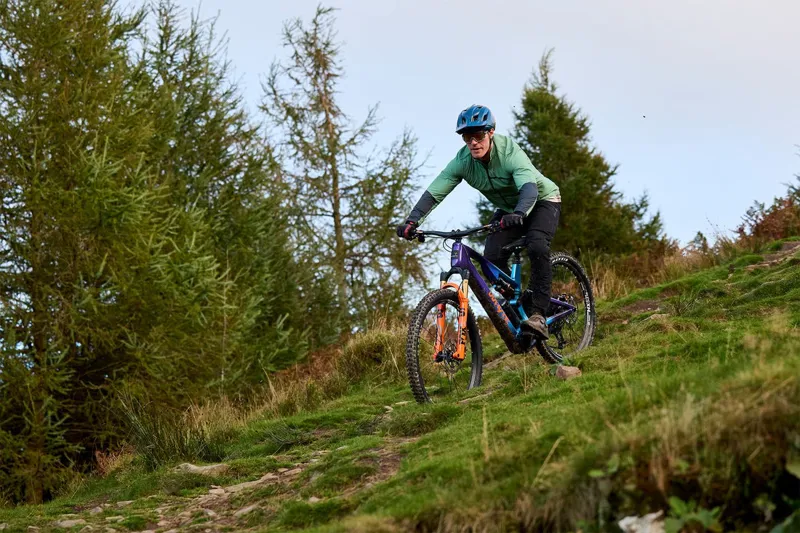 Whyte E-Lyte Evo Stag Works Electric Bike 2025 Gloss Blurple Fade-7