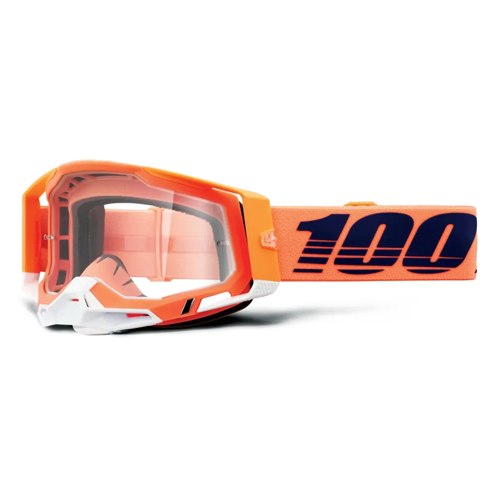 100 Percent 100 Percent Racecraft 2 MTB Goggles Coral/Clear Lens