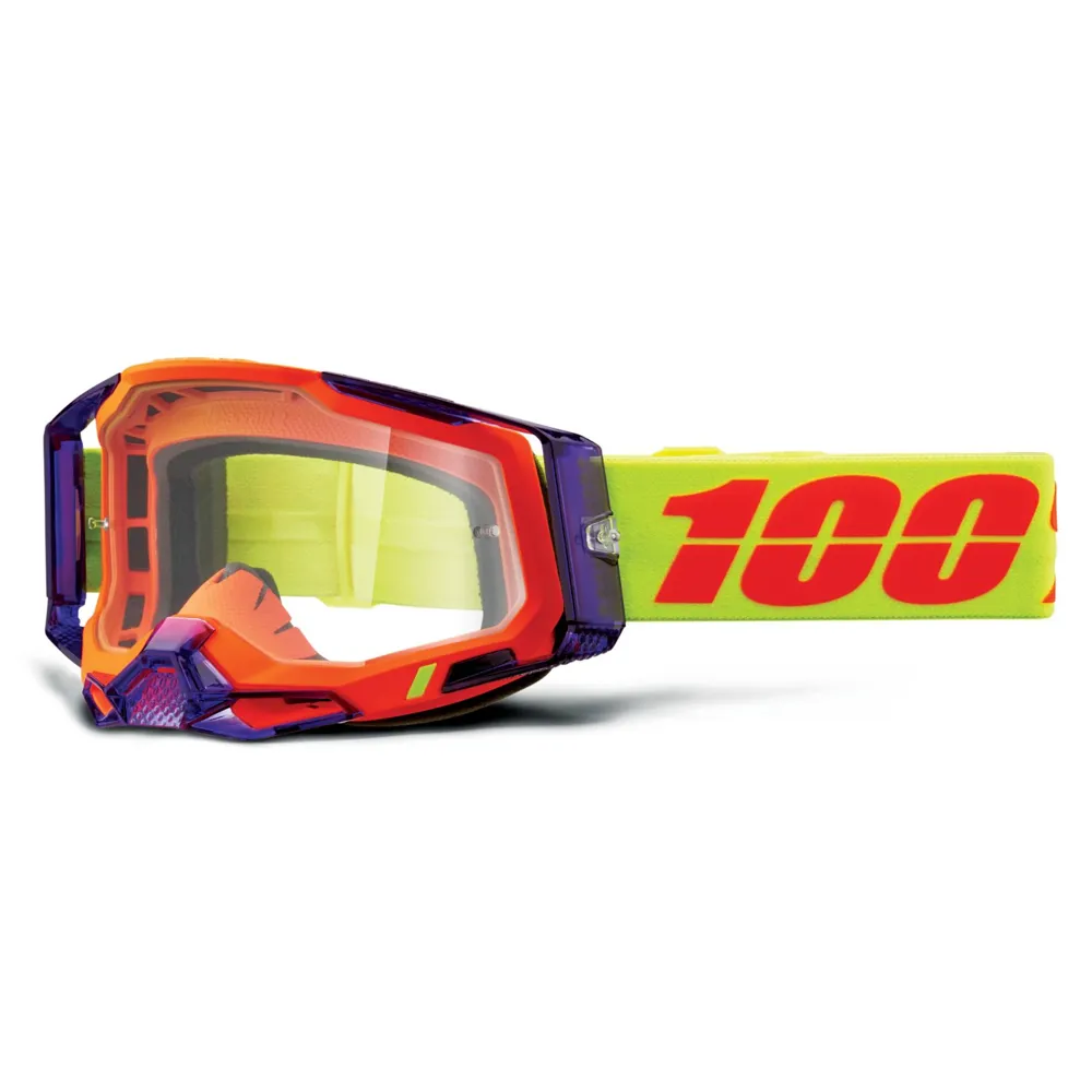 100 Percent 100 Percent Racecraft 2 MTB Goggles Panam/Clear Lens