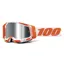 100 Percent Racecraft 2 MTB Goggles Orange/Mirror Silver Flash Lens