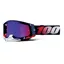 100 Percent Racecraft 2 MTB Goggles Republic/Mirror Red/Blue Lens
